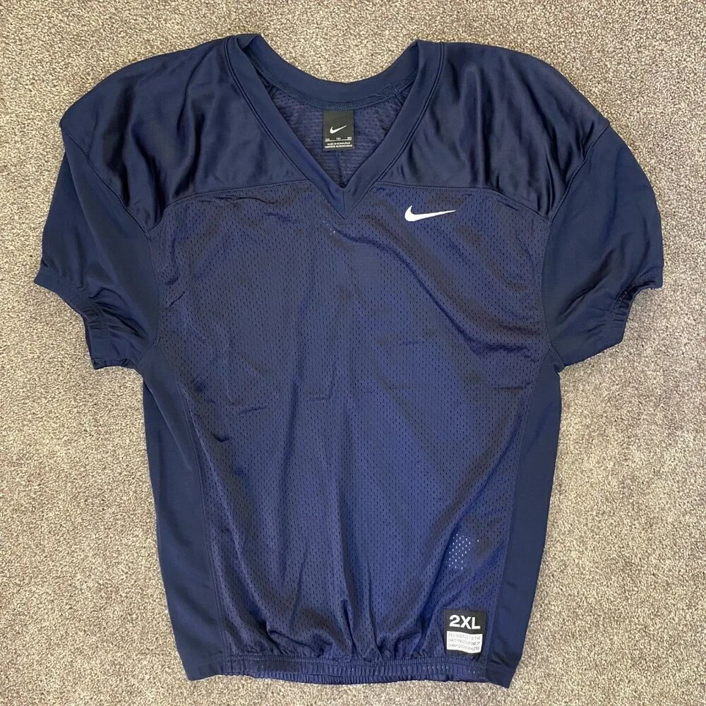 Nike Football Practice Jersey Blue 908739 - 419 Boy’s Size 2XL - XXL - NWT $50